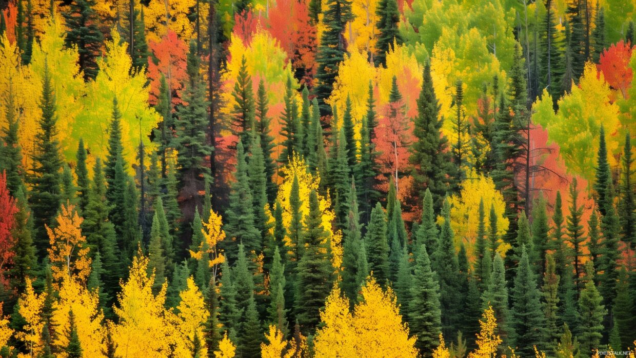 Autumn Trees Wallpaper - PixelsTalk