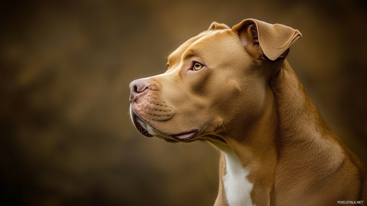 Pitbull Dog Desktop Wallpapers - PixelsTalk