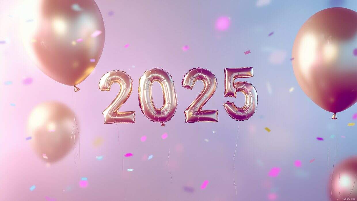 Happy New Year 2025 Desktop Wallpapers - PixelsTalk