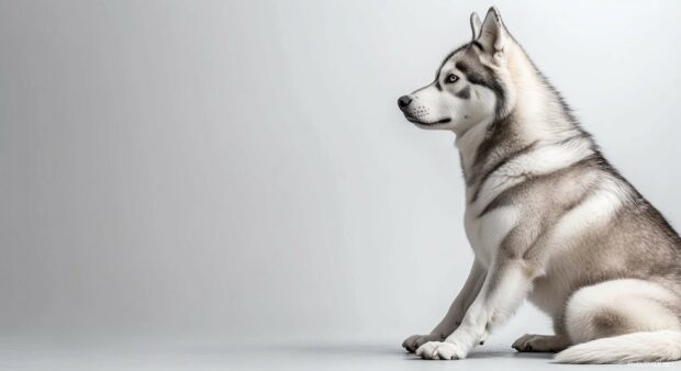 Husky dog HD  wallpaper.