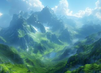 Mountains 1920x1200 HD desktop  wallpaper.