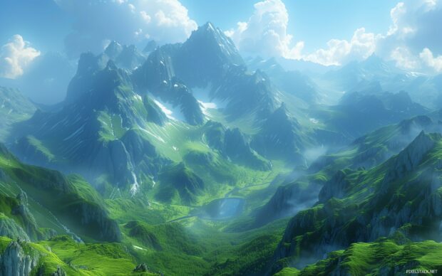 Mountains 1920x1200 HD desktop  wallpaper.