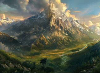 Mountains Landscape Wallpaper HD Desktop .