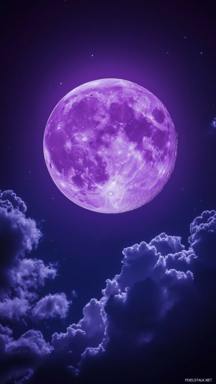 Night Sky Moon Wallpapers - PixelsTalk