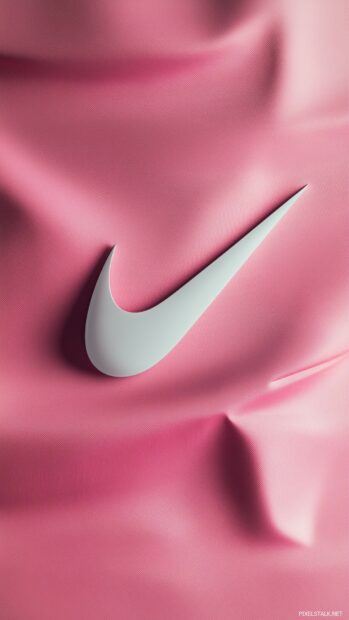 Pink Nike Logo Wallpaper.