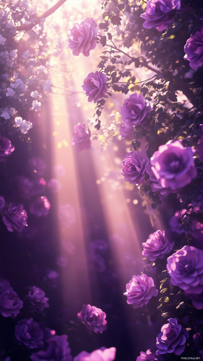 Purple Rose Wallpapers - PixelsTalk