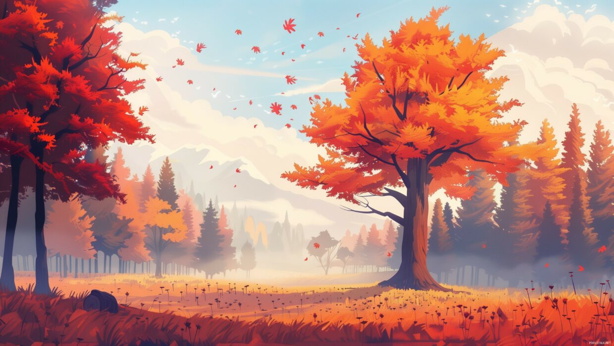 Cute Autumn Wallpapers for Desktop and Mobile devices - PixelsTalk