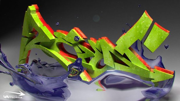3D Cool Graffiti HD Wallpapers 2.