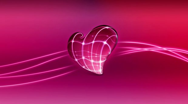 3d love heart wallpaper.