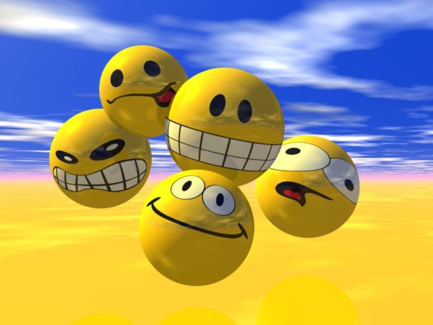 3d smiley wallpaper.