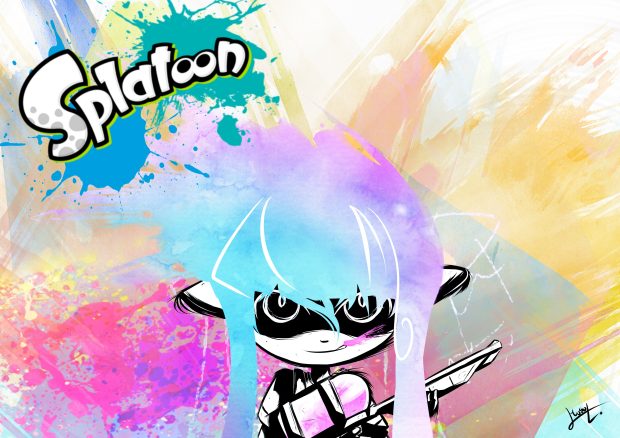 4961x3508 wallpaper splatoon download.