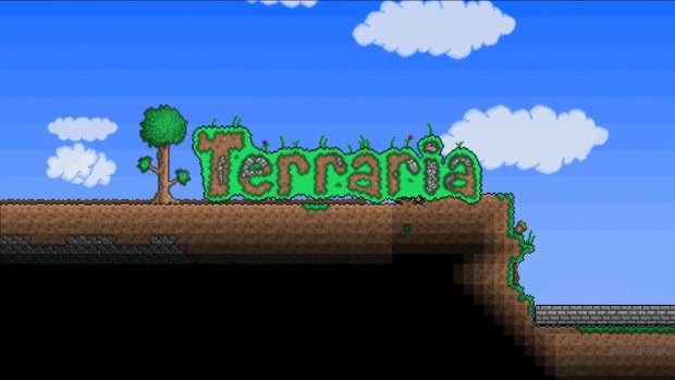 8bit Terraria Backgrounds Free download.