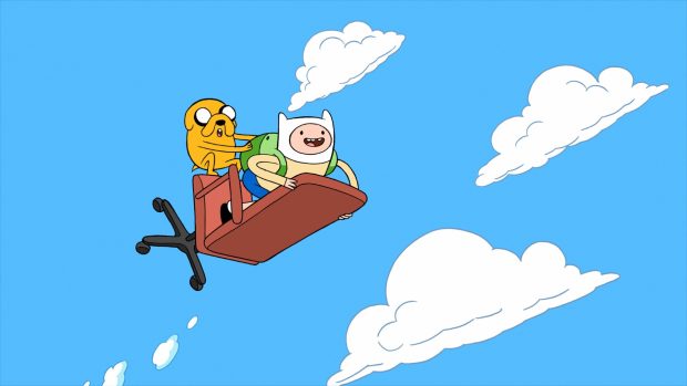 Adventure Time With Finn And Jake Wallpaper.