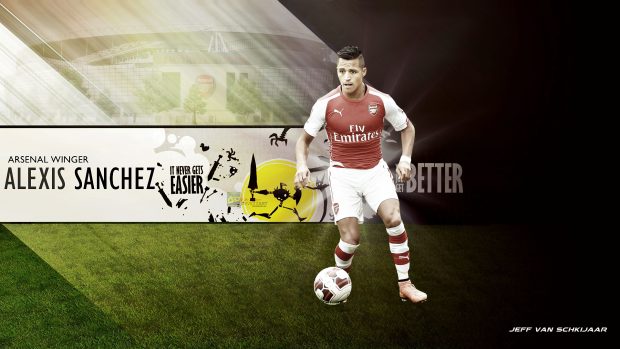 Alexis Sanchez Arsenal Winger Wallpaper.