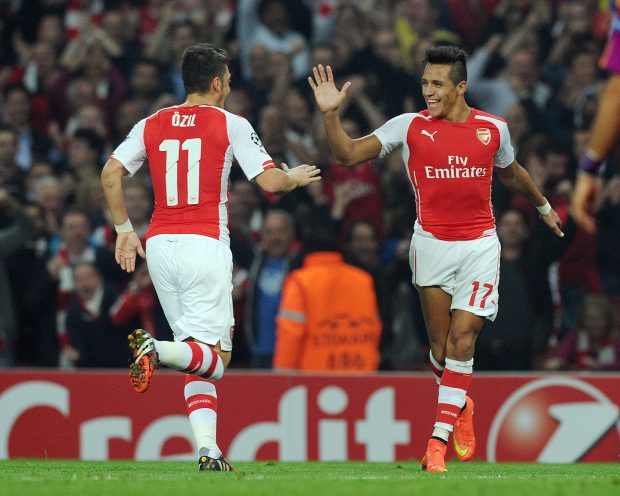 Alexis Sanchez and Ozil Wallpaper.