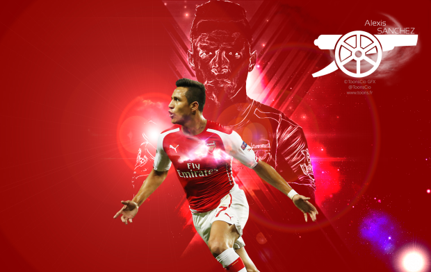 Alexis sanchez Arsenal FC by Toonscio.