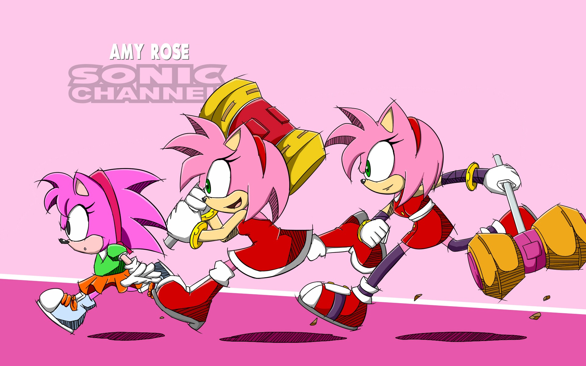 Amy Rose Wallpaper Thumbnails by TBatF1 on DeviantArt