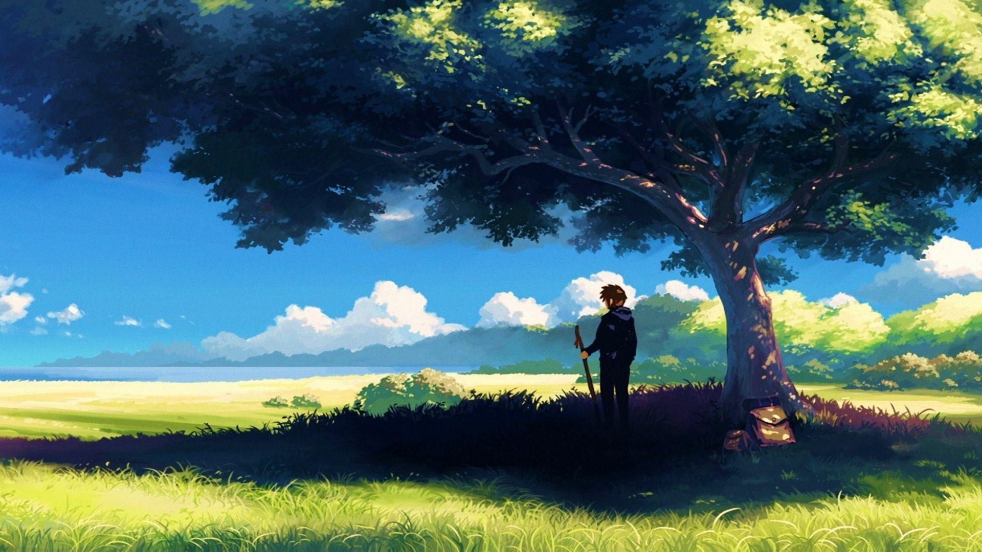 Free Anime Landscape Backgrounds | PixelsTalk.Net