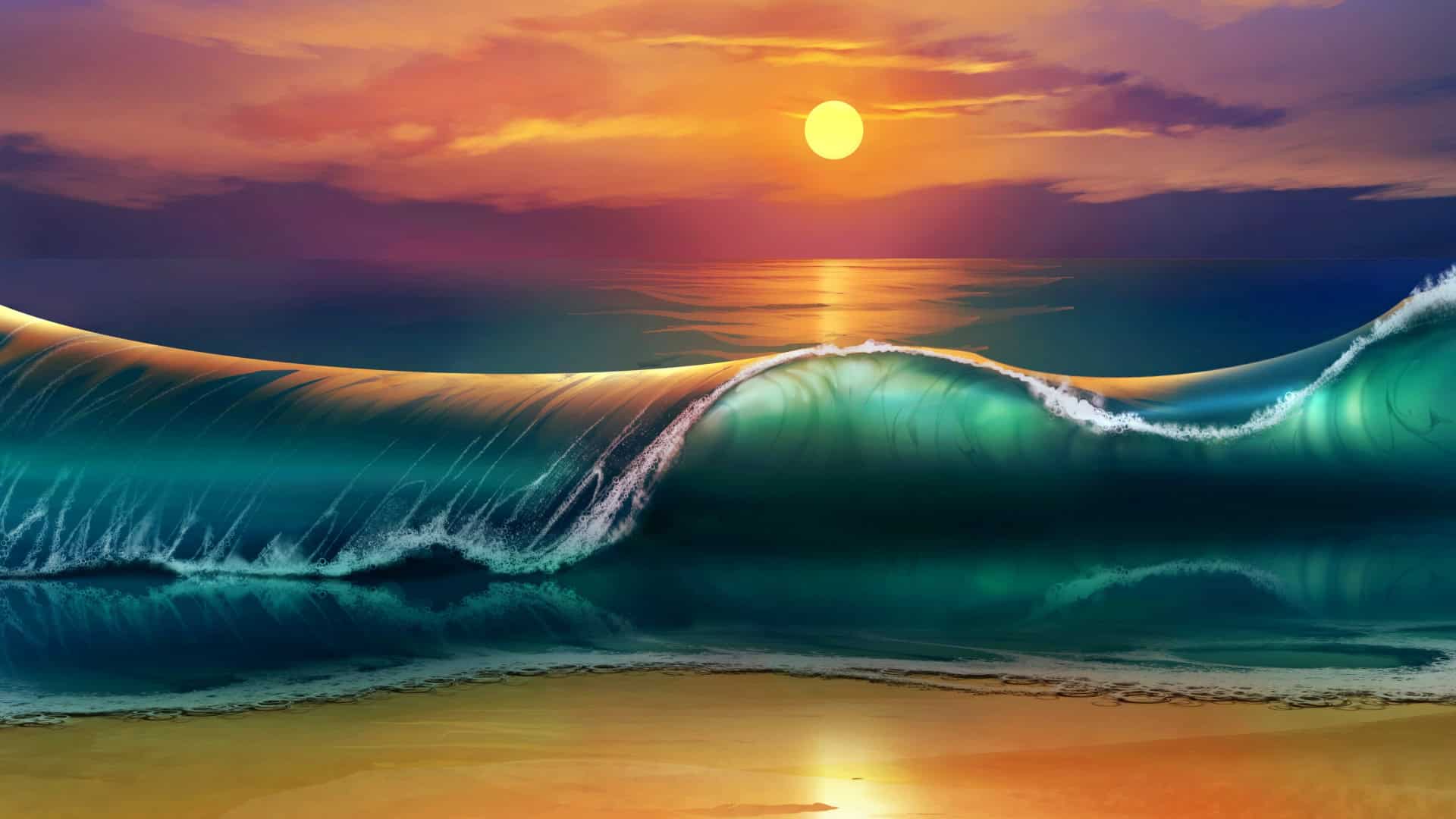 Sunset Beaches Wallpapers Hd Pixelstalknet