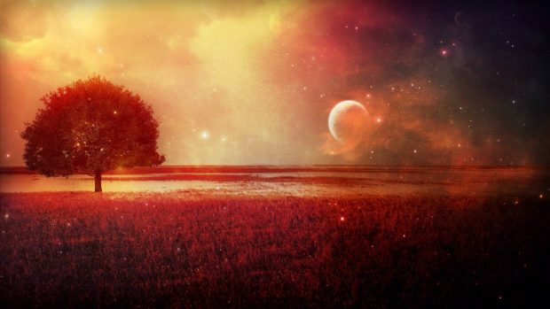 Artwork red moon download.