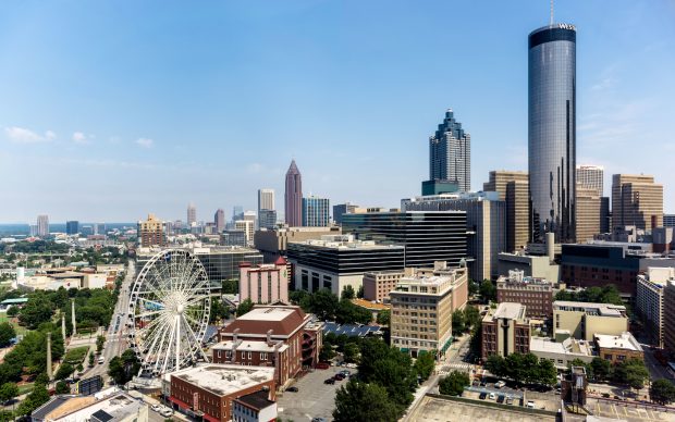 Atlanta georgia usa skyscraper backgrounds 3840x2400.