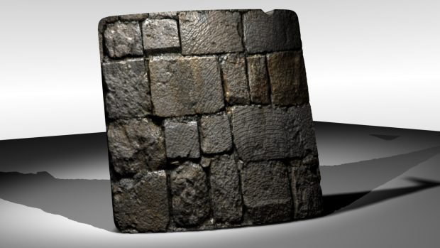 Automatic 3d model stone wallpaper.