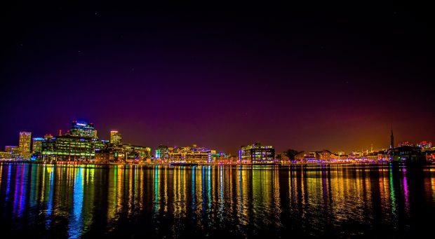 Baltimore from tide point wallpaper 1920x1080.