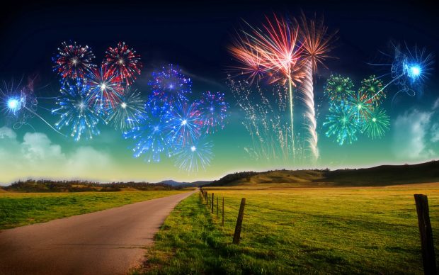 Beautiful Firework Happy New Year Image.