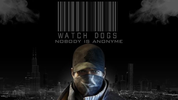 Black Screen watch dogs hd game wallpaper.