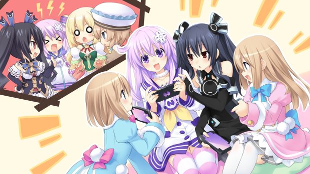 Blanc game cg hyperdimension neptunia mk2 nepgear neptune noire ram rom tsunako vert yuni hyperdimension neptunia images 1920x1080.