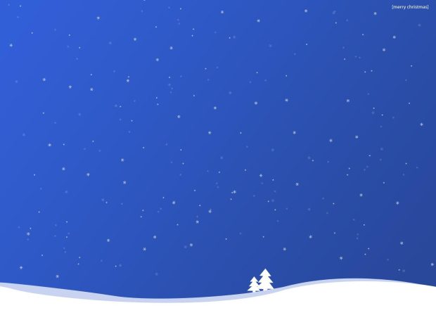 Blue Christmas Desktop Wallpaper 3.