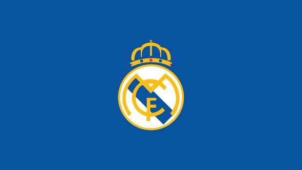 Blue Logo of Madrid Wallpaper HD.