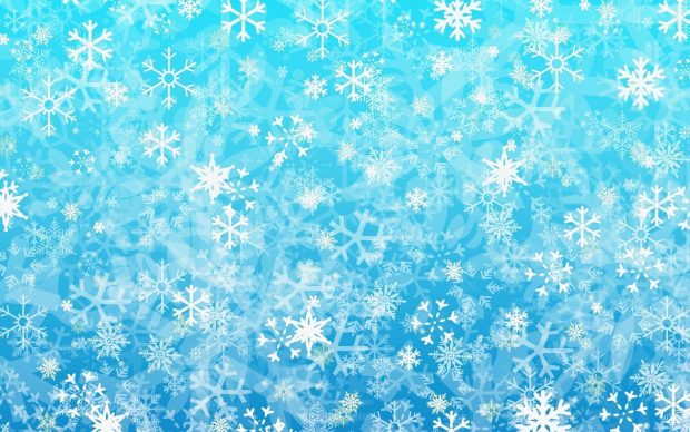 Blue Snowflake Wallpaper HD Landscape 3