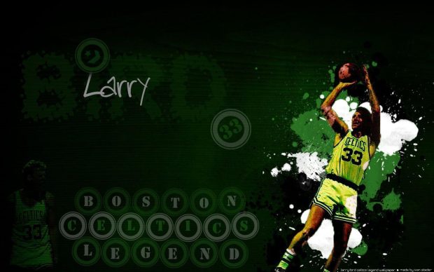 Boston Celtics Legend Larry #33 Pictures.