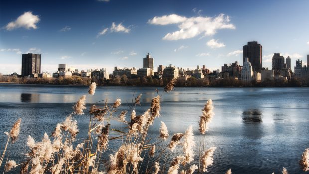 Boston Skyline HD Background