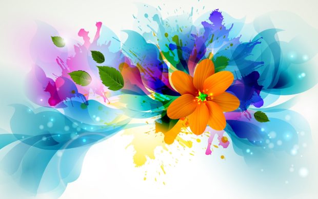 Bright Flowers Abstract Colorful Wallpapers 1920x1200.