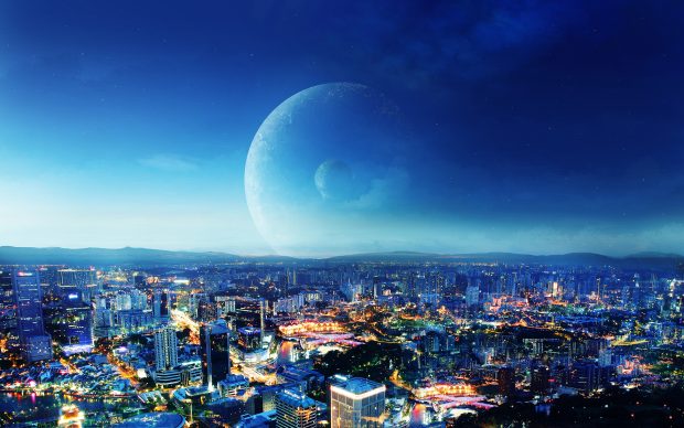 CIty Night Fantasy Wallpapers HD Wallpapers.