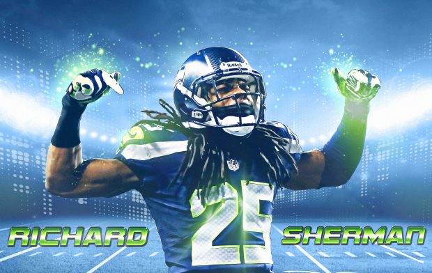 Chainimage Free Wallpapers Richard Sherman Seattle Seahawks.