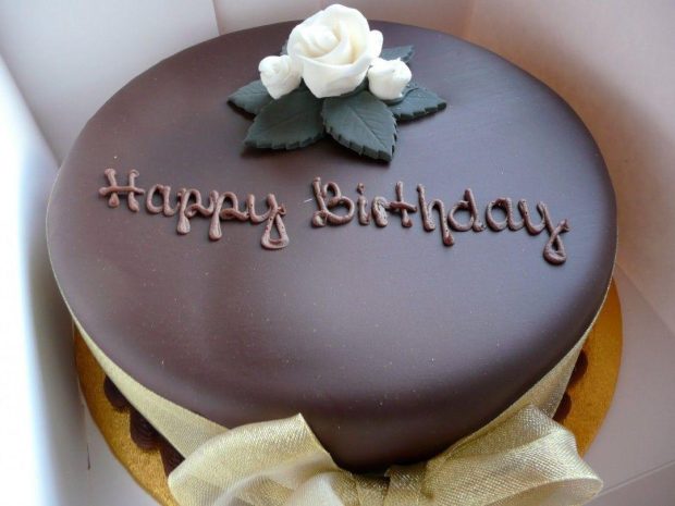 Chocolate Birthday Cake Photo 4.
