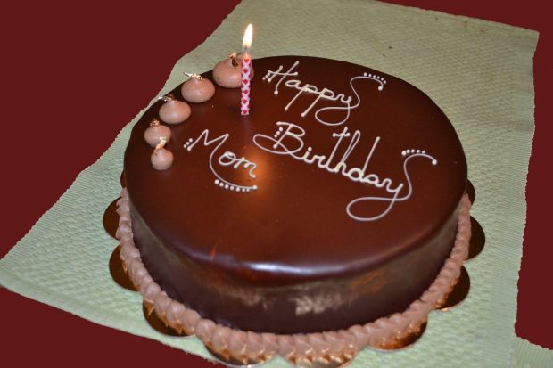 Chocolate Happy Birthday Cake 1.