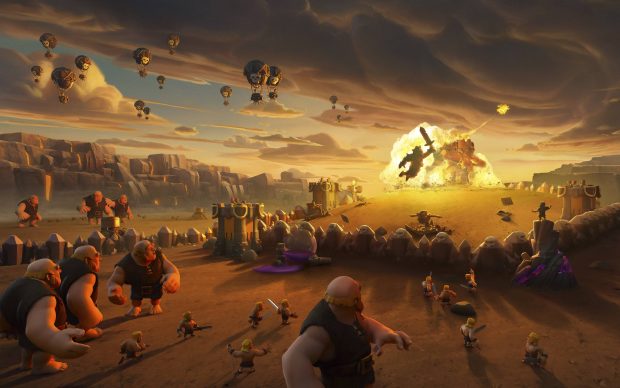 Clash of clans widescreen wallpapers.