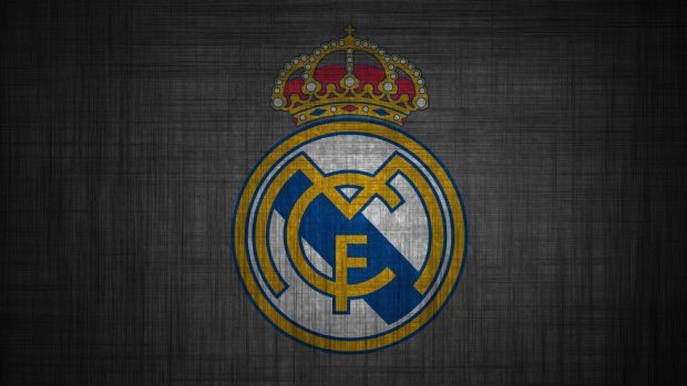 Classic Real Madrid Logo Wallpaper.