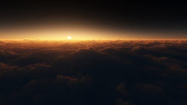 Cloud Sun Horizon Backgrounds.