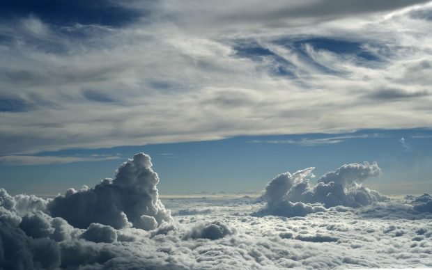 Clouds sky summer backgrounds 3840x2400.