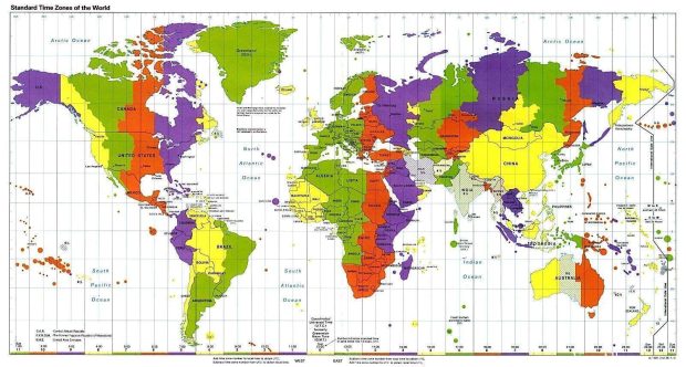 Colorful World Map HD Wallpaper 3