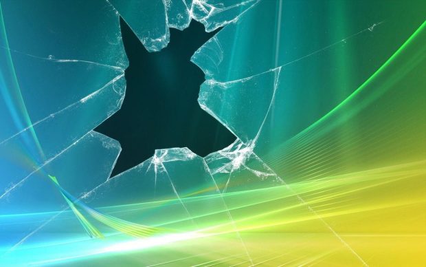 Cracked Screen Windows XP Background download free 2.