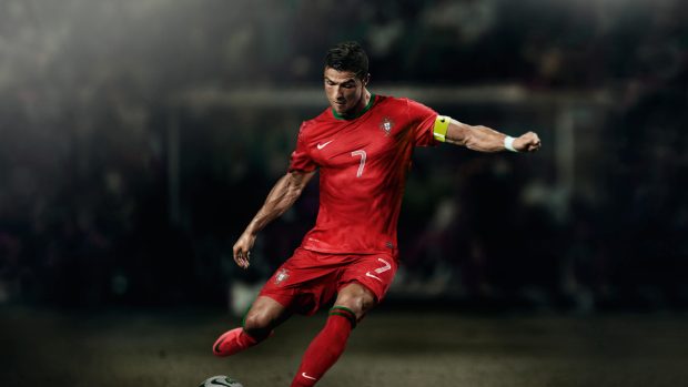 Cristiano Ronaldo Portuguese Football Player.