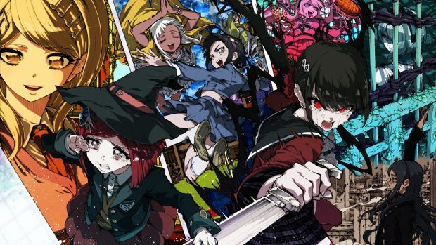 Danganronpa v3 killing harmony game characters backgrounds.