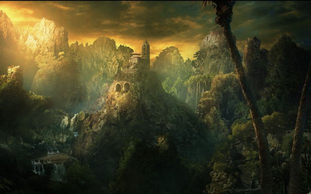 Dark fantasy landscape hd wallpapers.