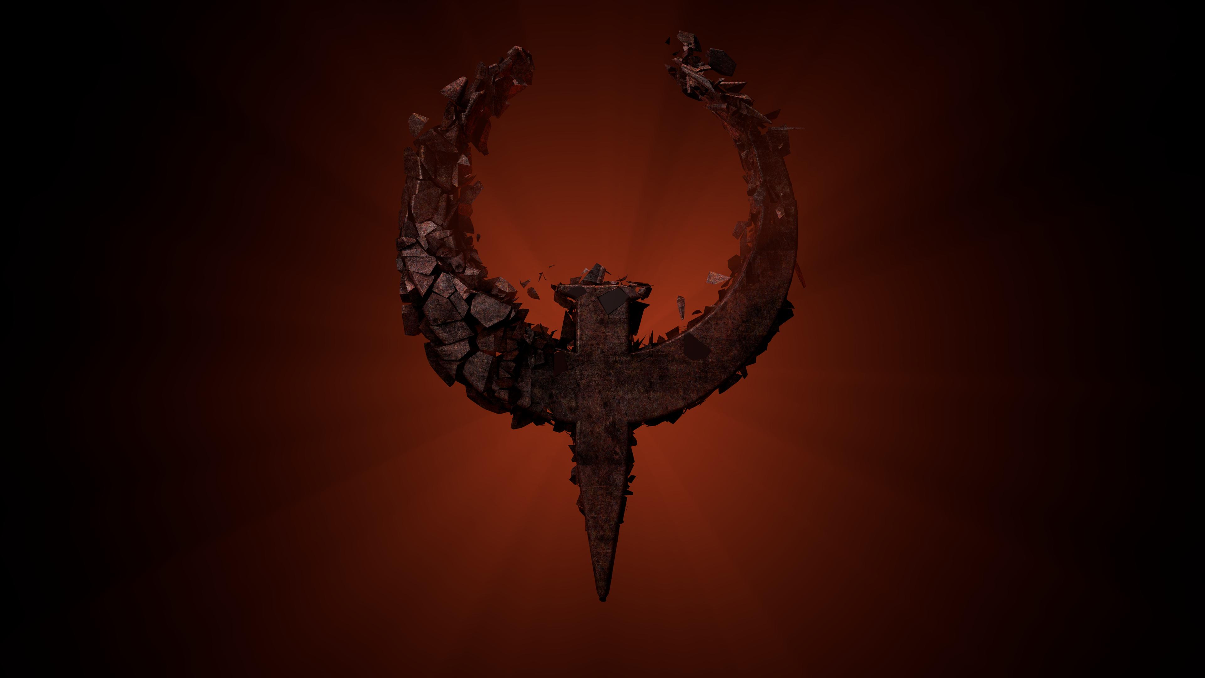 Quake Logo Wallpaper HD  PixelsTalk.Net